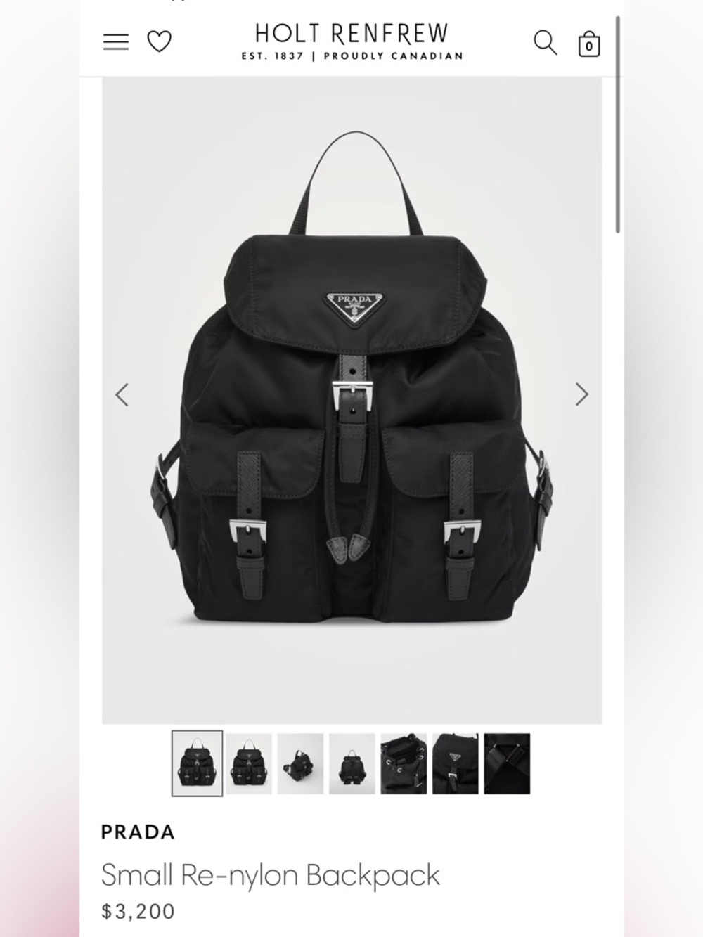 Prada Re- Nylon backpack - Picture 5 of 5